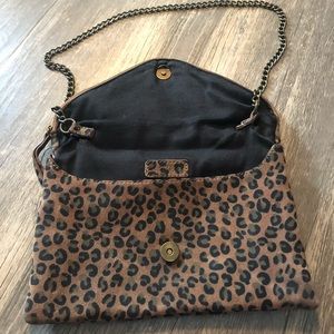 Jcrew leopard purse